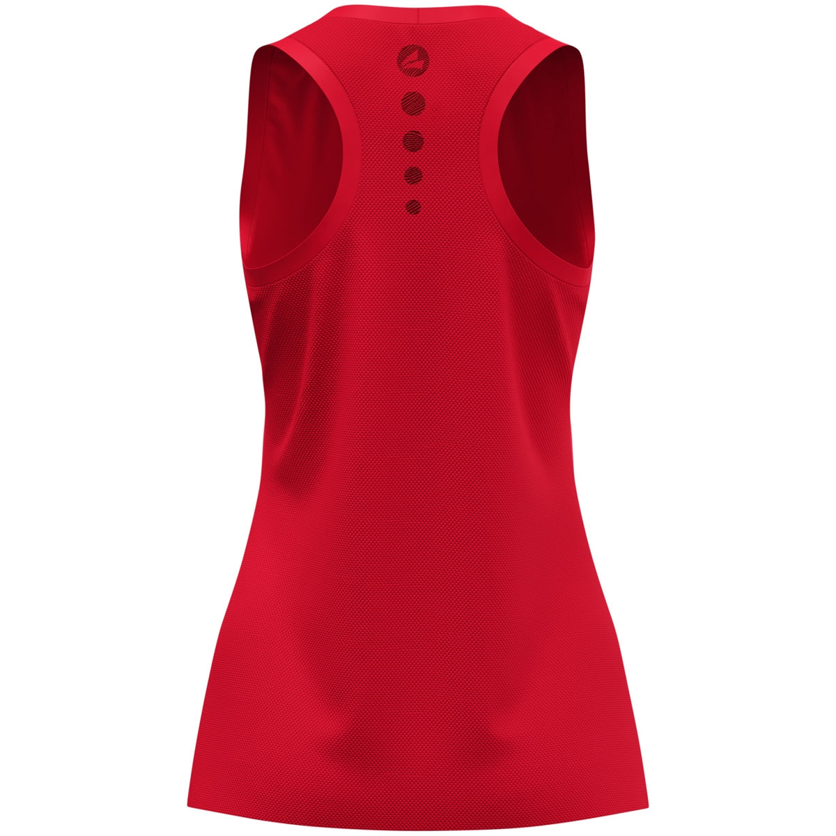JAKO Tanktop Light Flow Damen – Rot (hinten)
