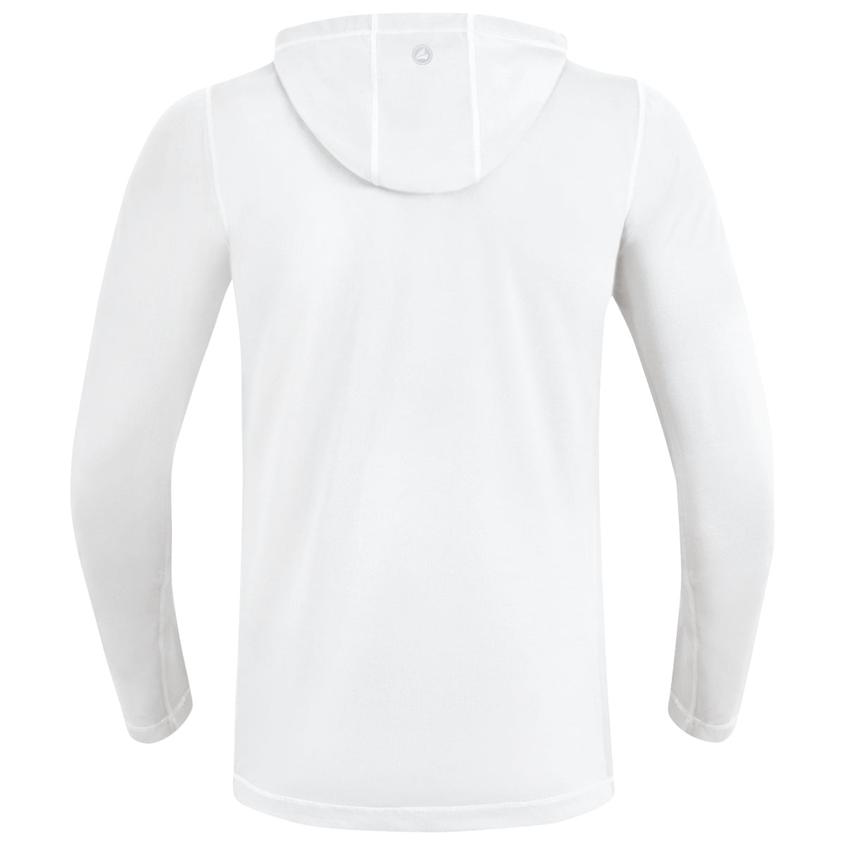 JAKO Kapuzenjacke Run 2.0 – Weiß (hinten)