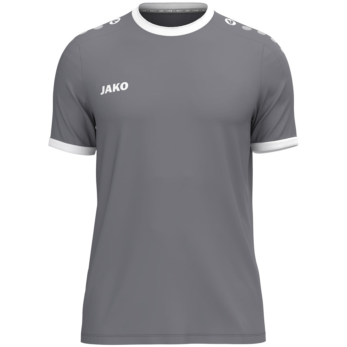 JAKO Trikot One kurzarm – Grau (vorne)