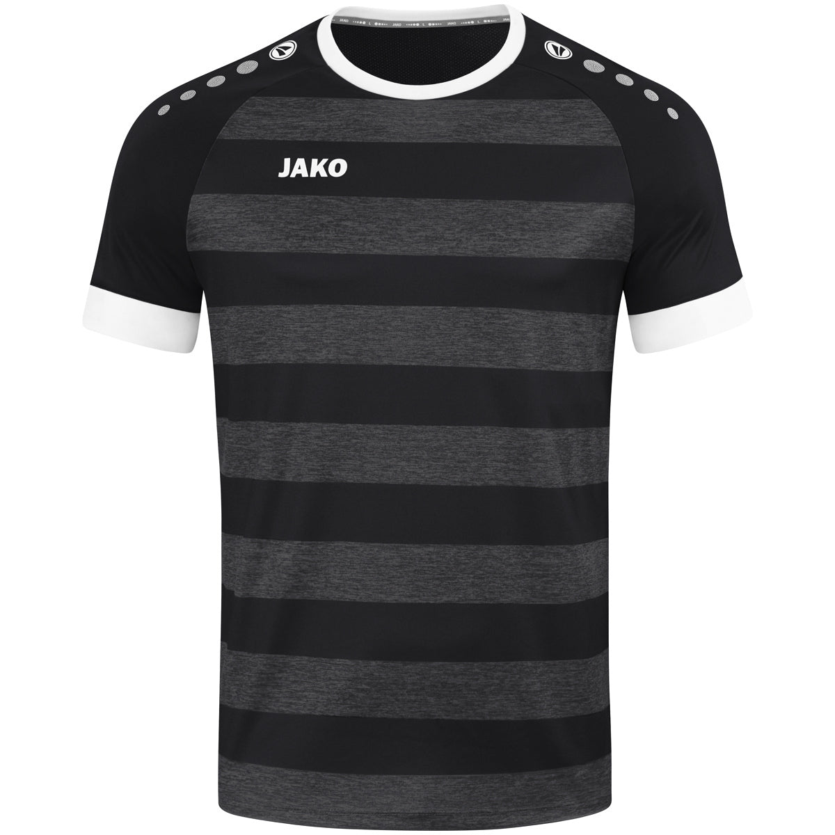 JAKO Trikot Celtic Melange Kurzarm – Schwarz (800) (vorne)