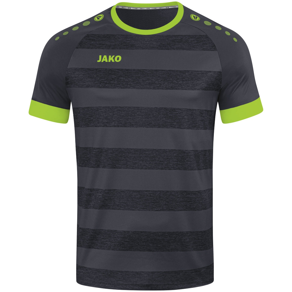 JAKO Trikot Celtic Melange Kurzarm – Grau (833) (vorne)