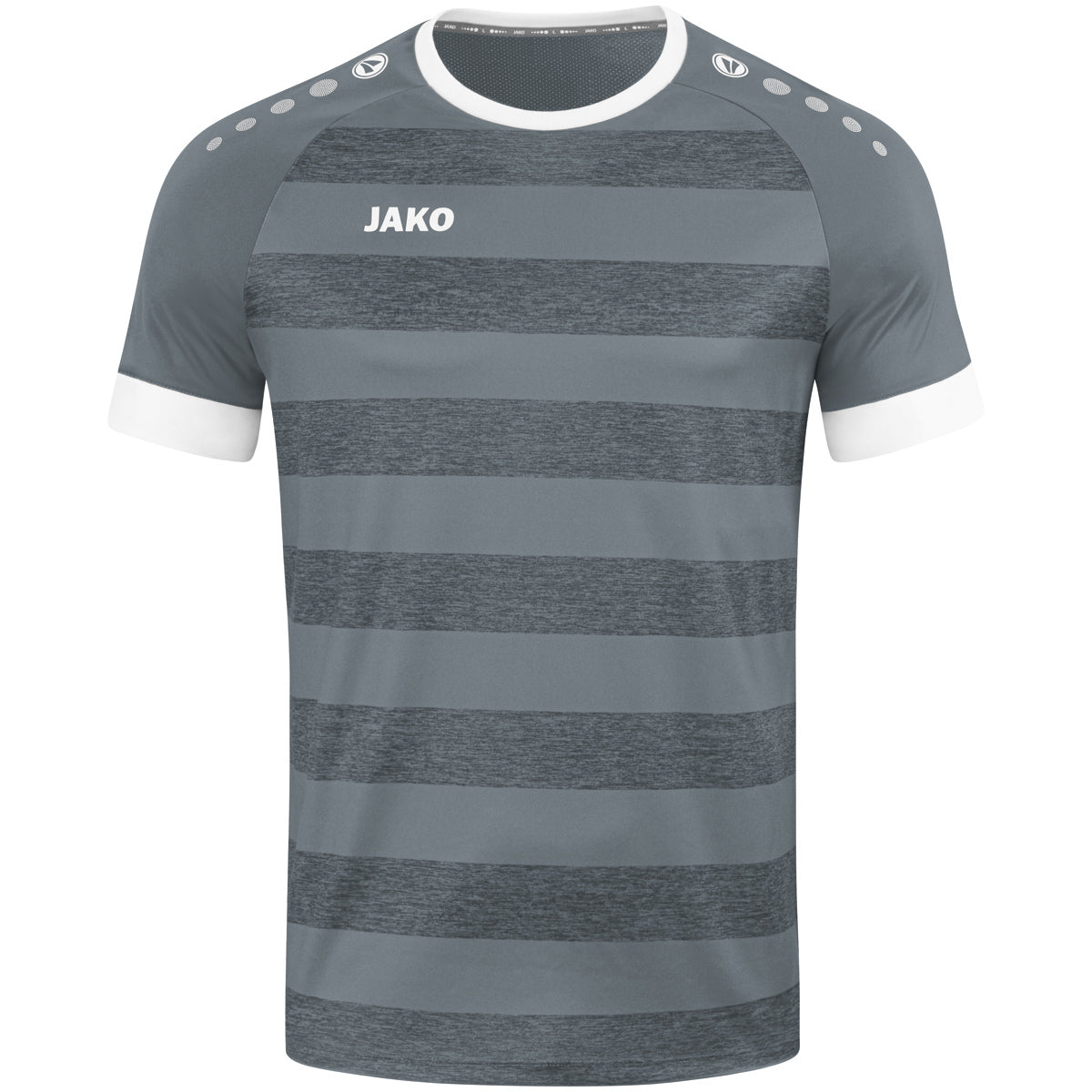 JAKO Trikot Celtic Melange Kurzarm – Grau (840) (vorne)