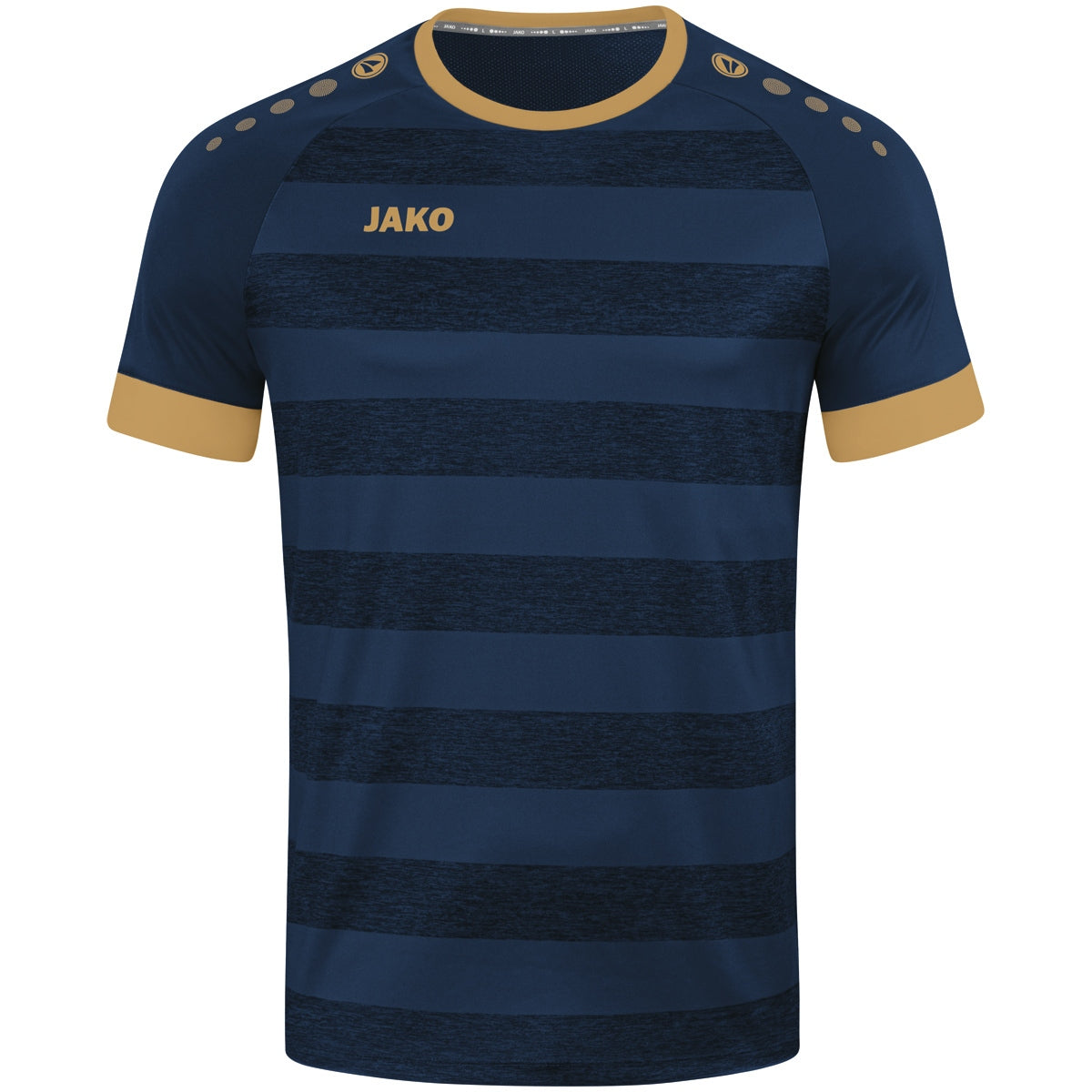 JAKO Trikot Celtic Melange Kurzarm – Blau (936) (vorne)