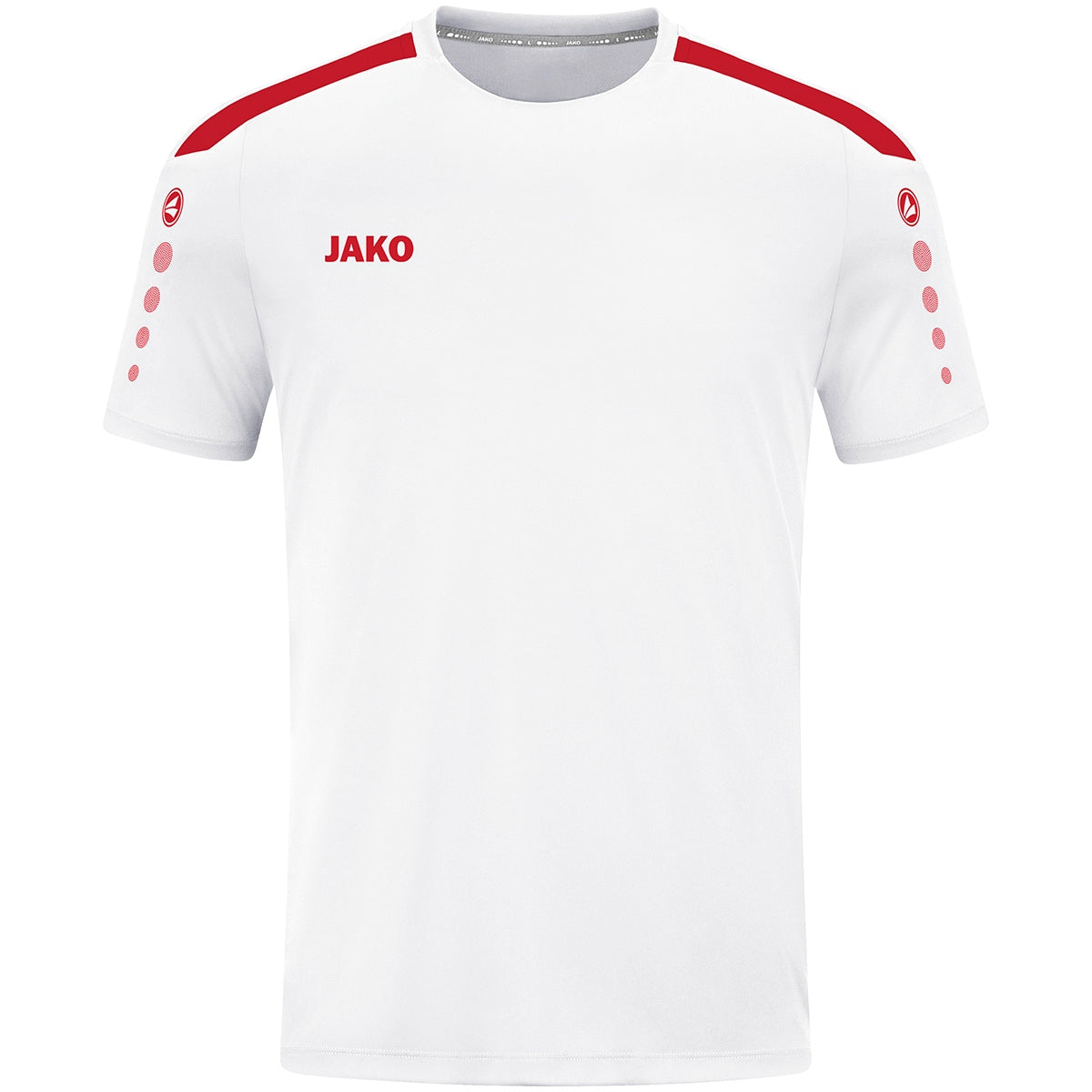 JAKO Trikot Power kurzarm – Weiß (004) (vorne)
