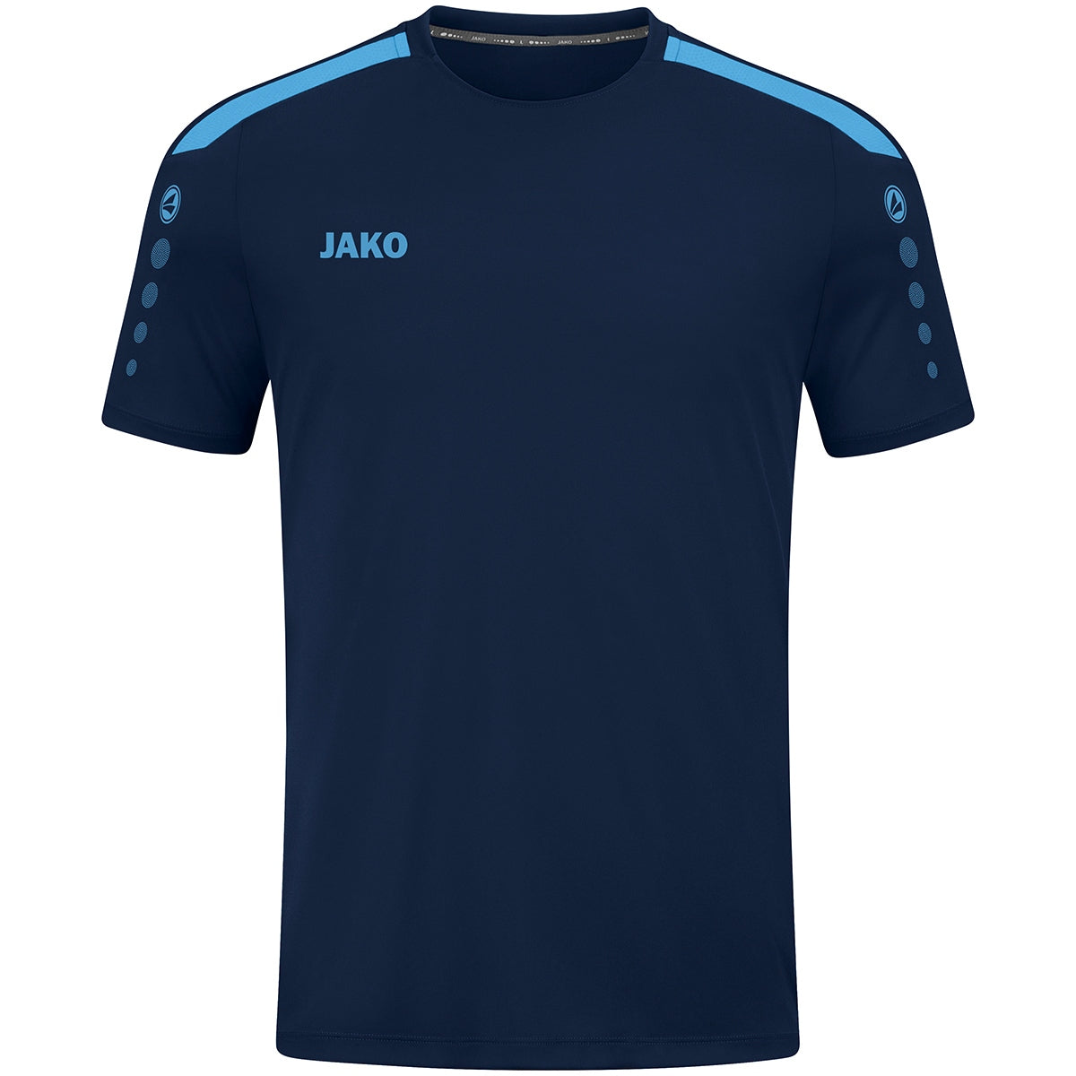 JAKO Trikot Power kurzarm – Blau (910) (vorne)