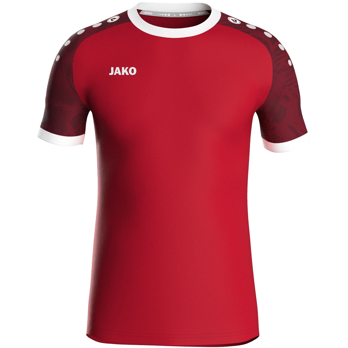 JAKO Trikot Iconic kurzarm – Rot (vorne)