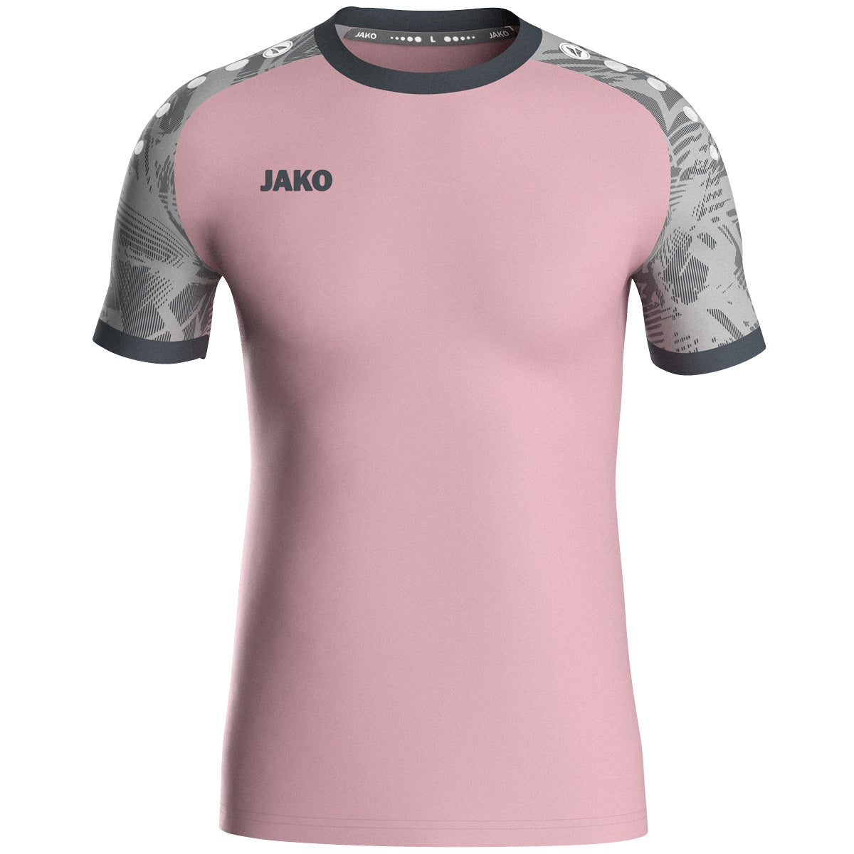 JAKO Trikot Iconic kurzarm – Pink (vorne)