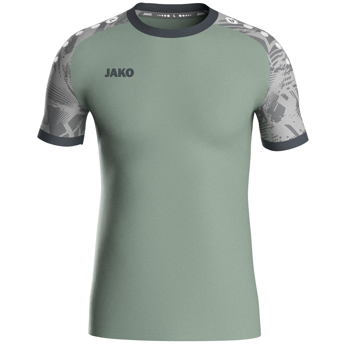 JAKO Trikot Iconic kurzarm – Grün (238) (vorne)