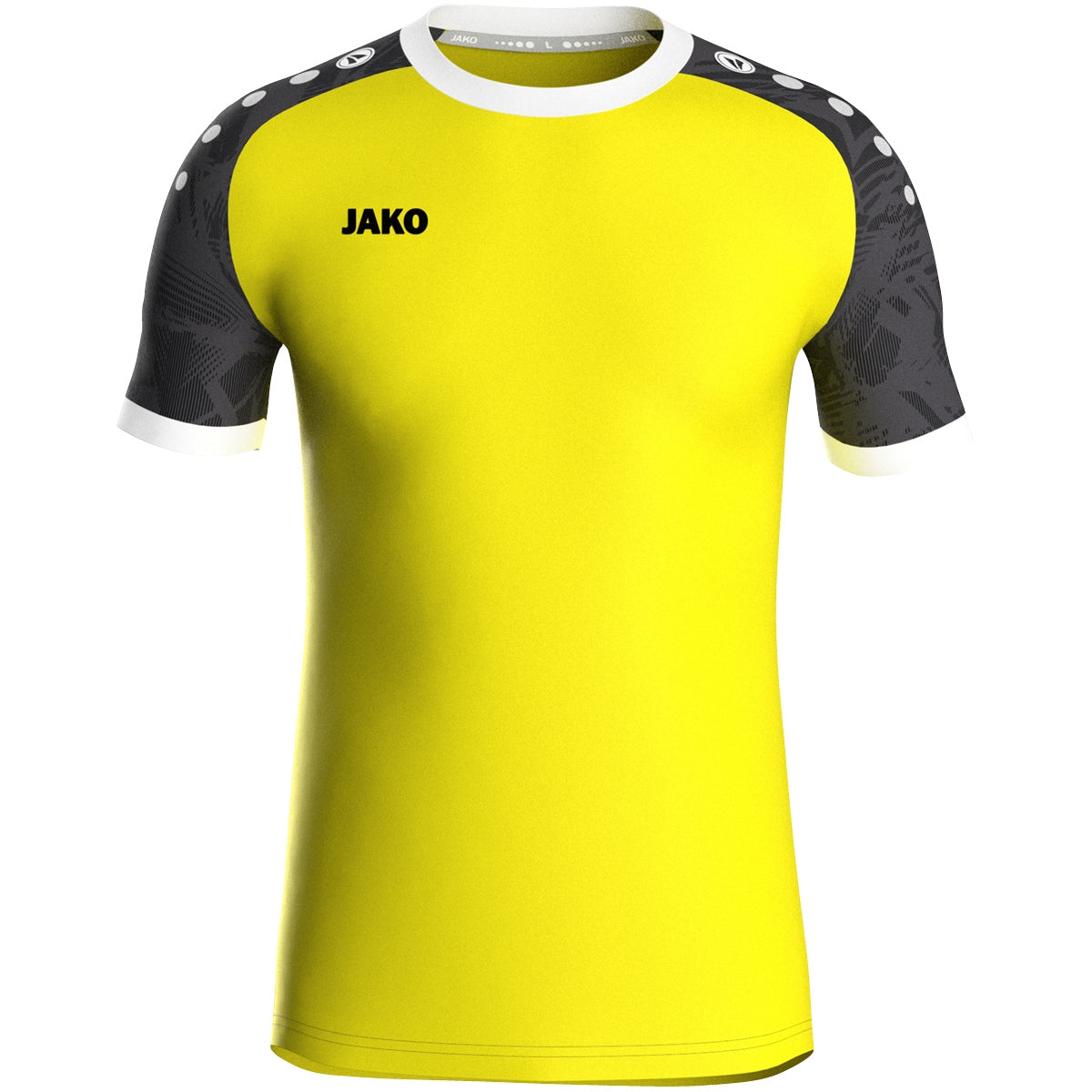 JAKO Trikot Iconic kurzarm – Gelb (vorne)