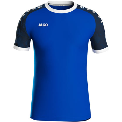 JAKO Trikot Iconic kurzarm – Blau (414) (vorne)