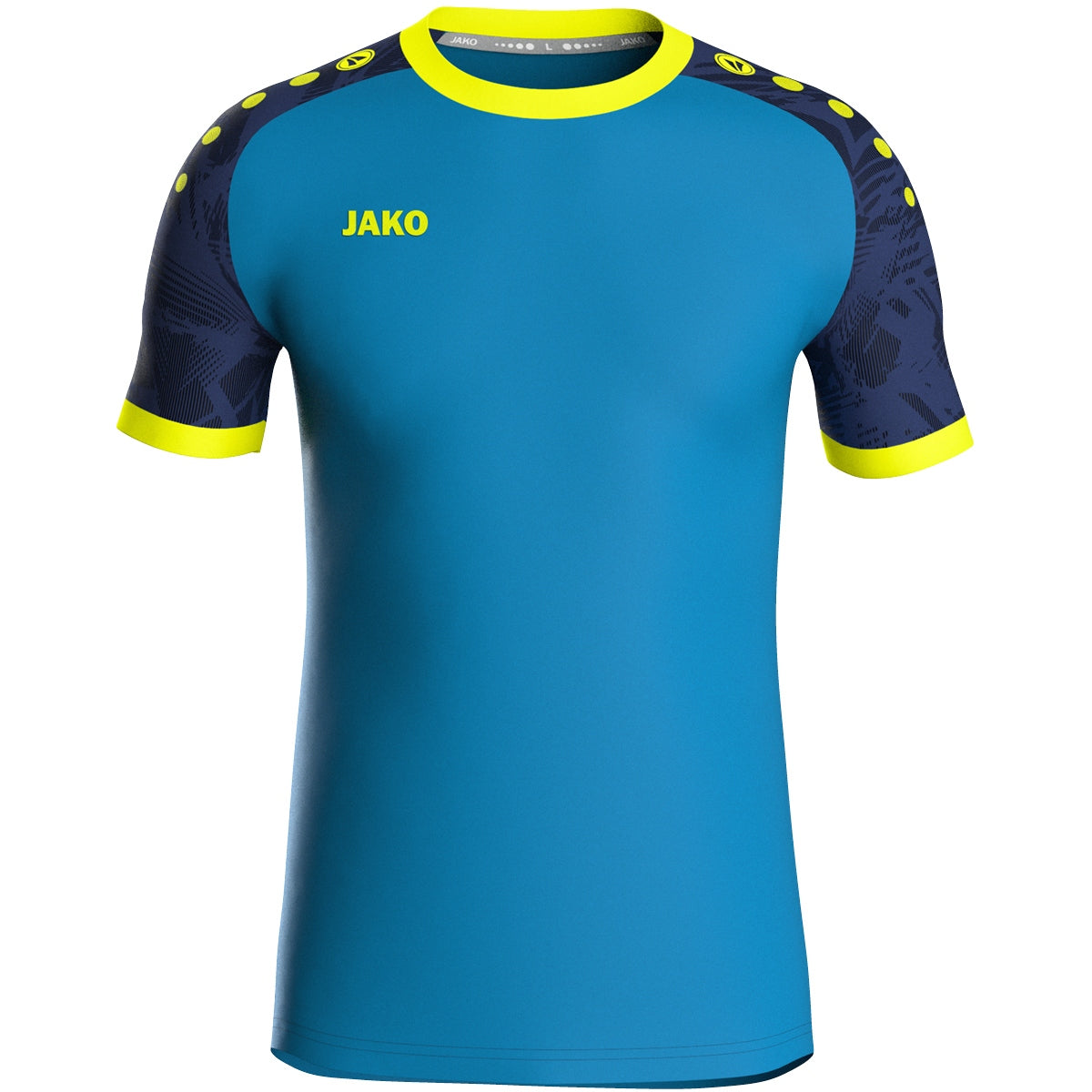 JAKO Trikot Iconic kurzarm – Blau (444) (vorne)