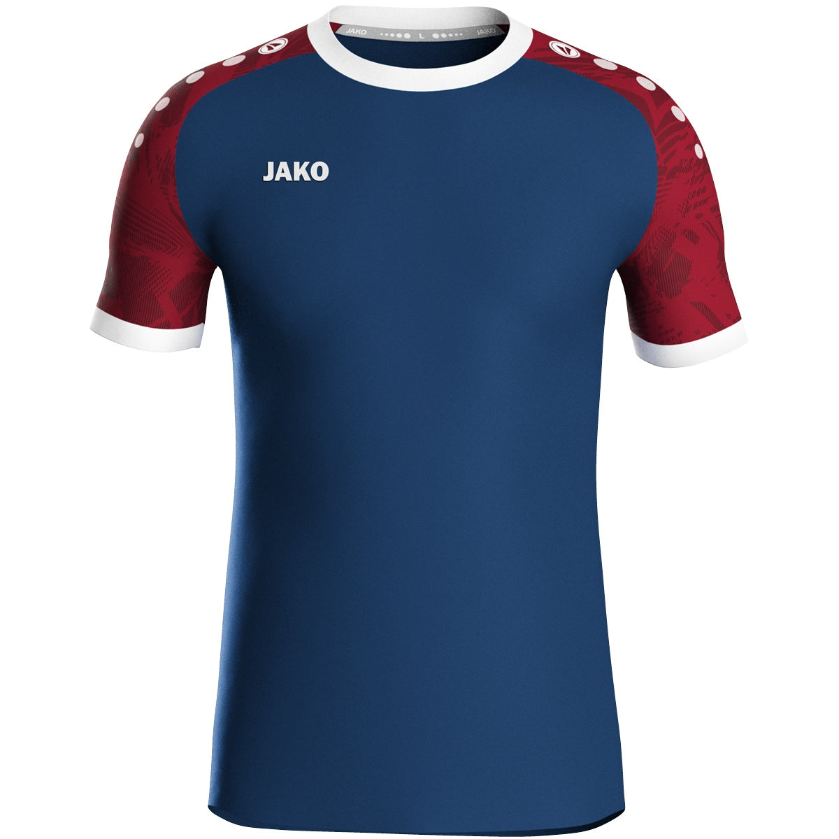 JAKO Trikot Iconic kurzarm – Blau (938) (vorne)