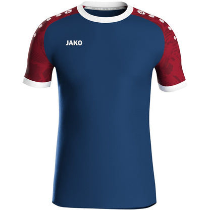 JAKO Trikot Iconic kurzarm – Blau (938) (vorne)