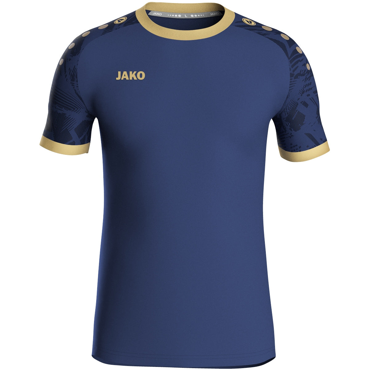 JAKO Trikot Iconic kurzarm – Blau (939) (vorne)