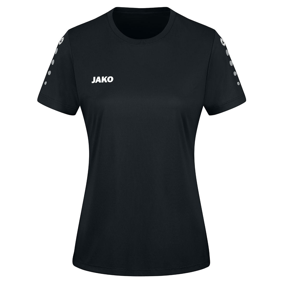 JAKO Trikot Team Damen kurzarm – Schwarz (vorne)