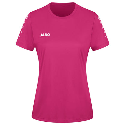 JAKO Trikot Team Damen kurzarm – Pink (vorne)
