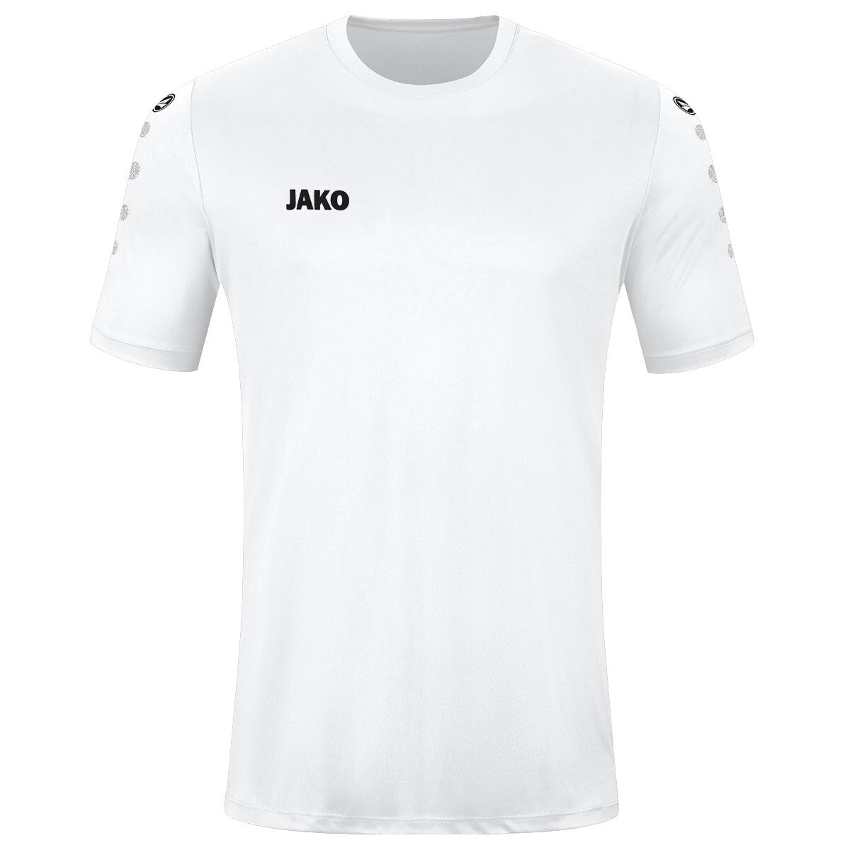 JAKO Trikot Team kurzarm – Weiß (vorne)