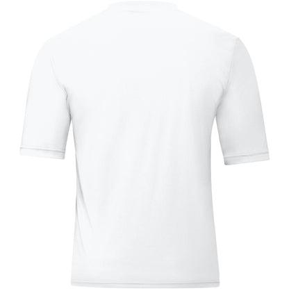 JAKO Trikot Team kurzarm – Weiß (hinten)
