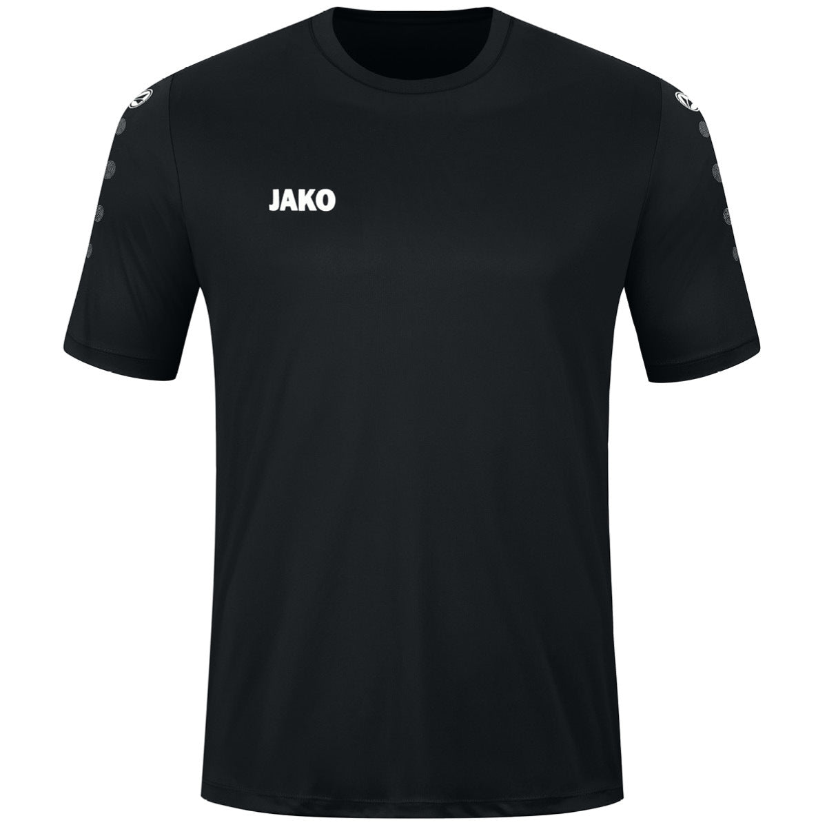 JAKO Trikot Team kurzarm – Schwarz (vorne)