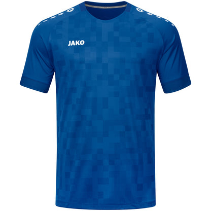 JAKO Trikot Pixel kurzarm – Blau (410) (vorne)