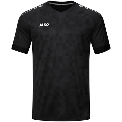 JAKO Trikot Pixel kurzarm – Schwarz (vorne)