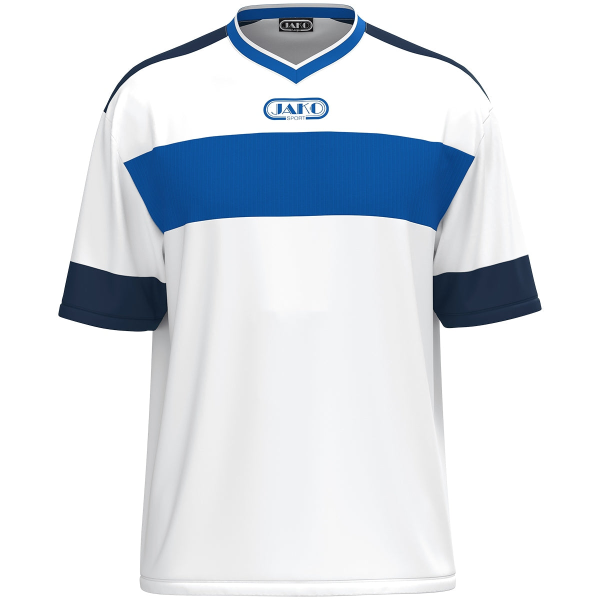 JAKO Trikot Club 92 kurzarm – Weiß (005) (vorne)