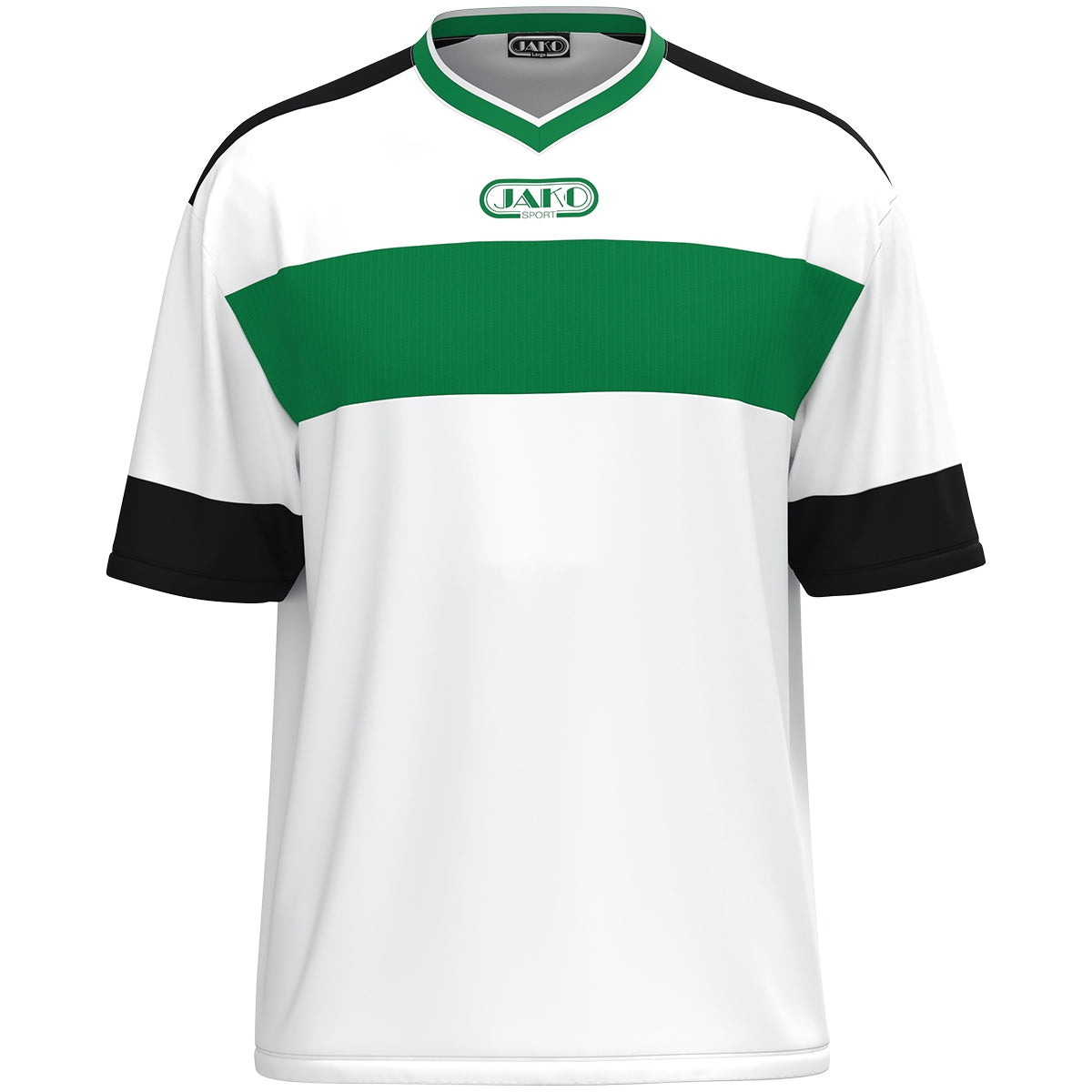 JAKO Trikot Club 92 kurzarm – Weiß (013) (vorne)