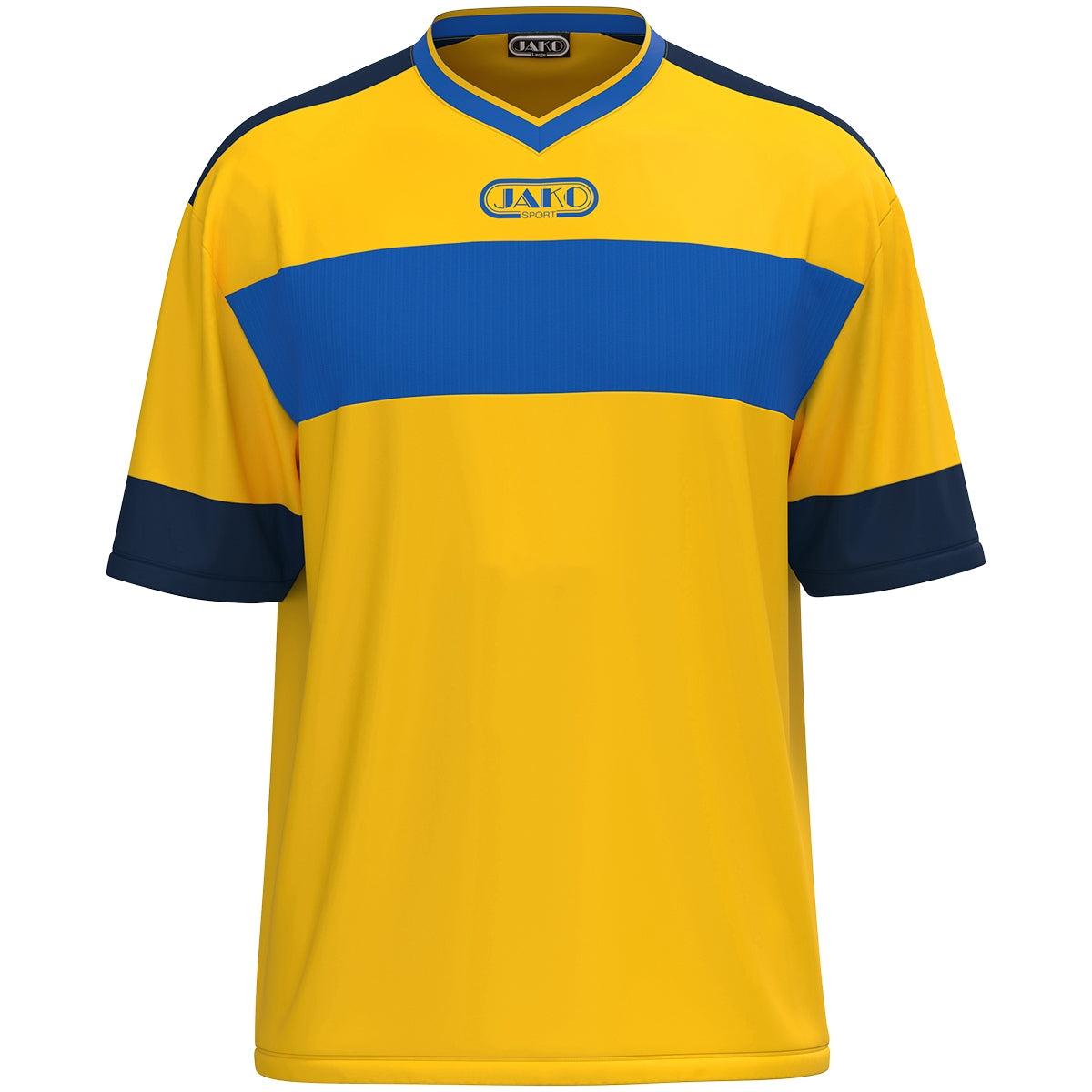 JAKO Trikot Club 92 kurzarm – Gelb (vorne)