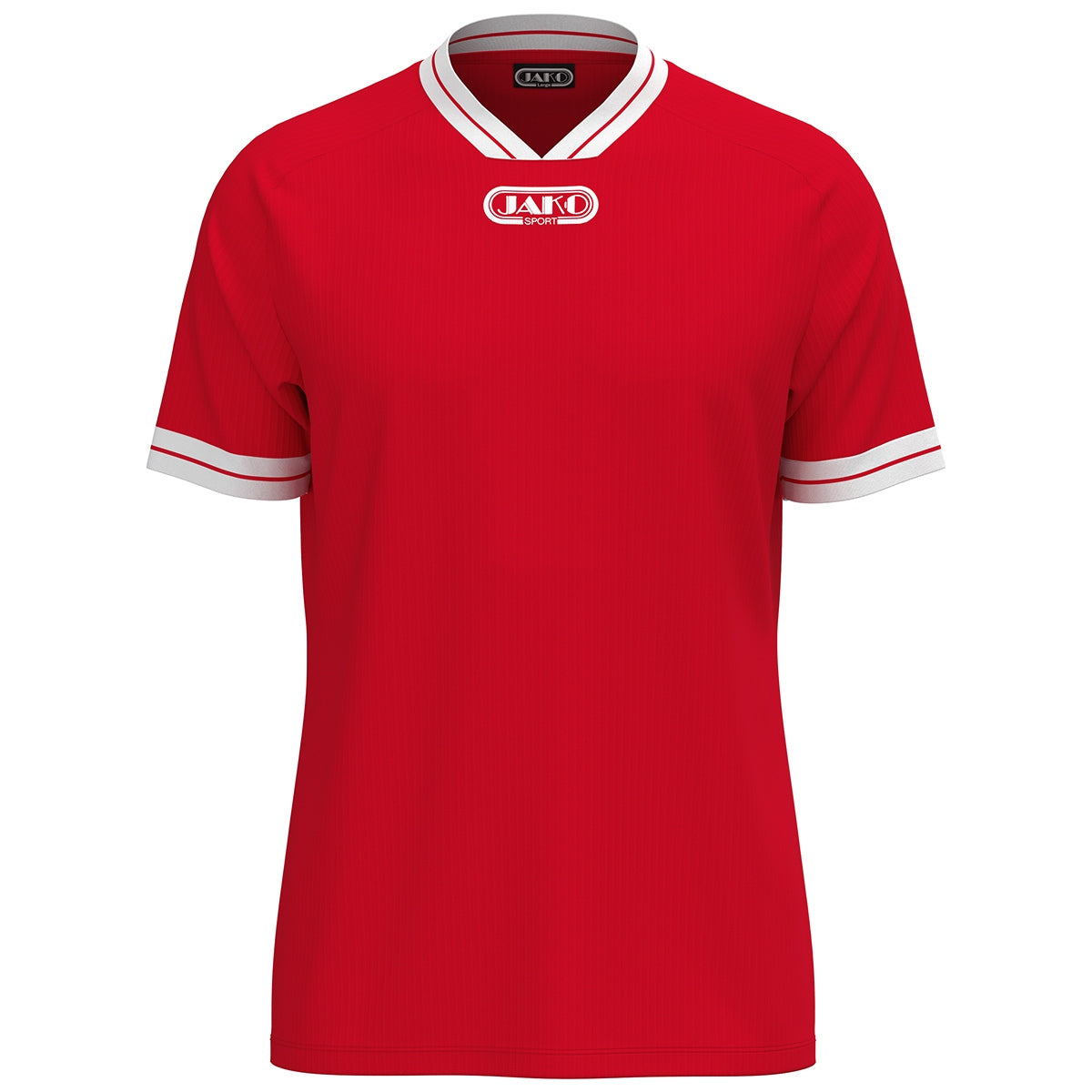 JAKO Trikot Retro kurzarm – Rot (vorne)