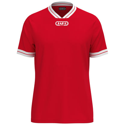 JAKO Trikot Retro kurzarm – Rot (vorne)