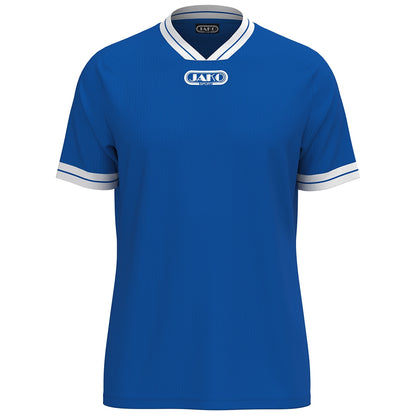 JAKO Trikot Retro kurzarm – Blau (400) (vorne)