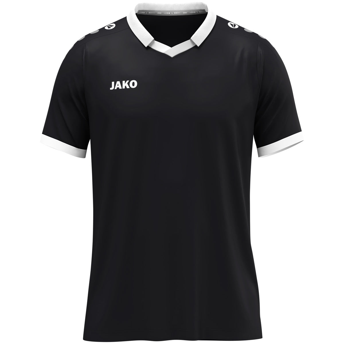 JAKO Trikot Glory kurzarm – Schwarz (vorne)