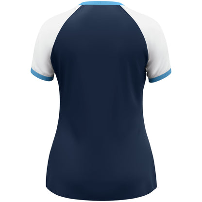 JAKO Trikot Dynamic KA Damen – Blau (918) (hinten)