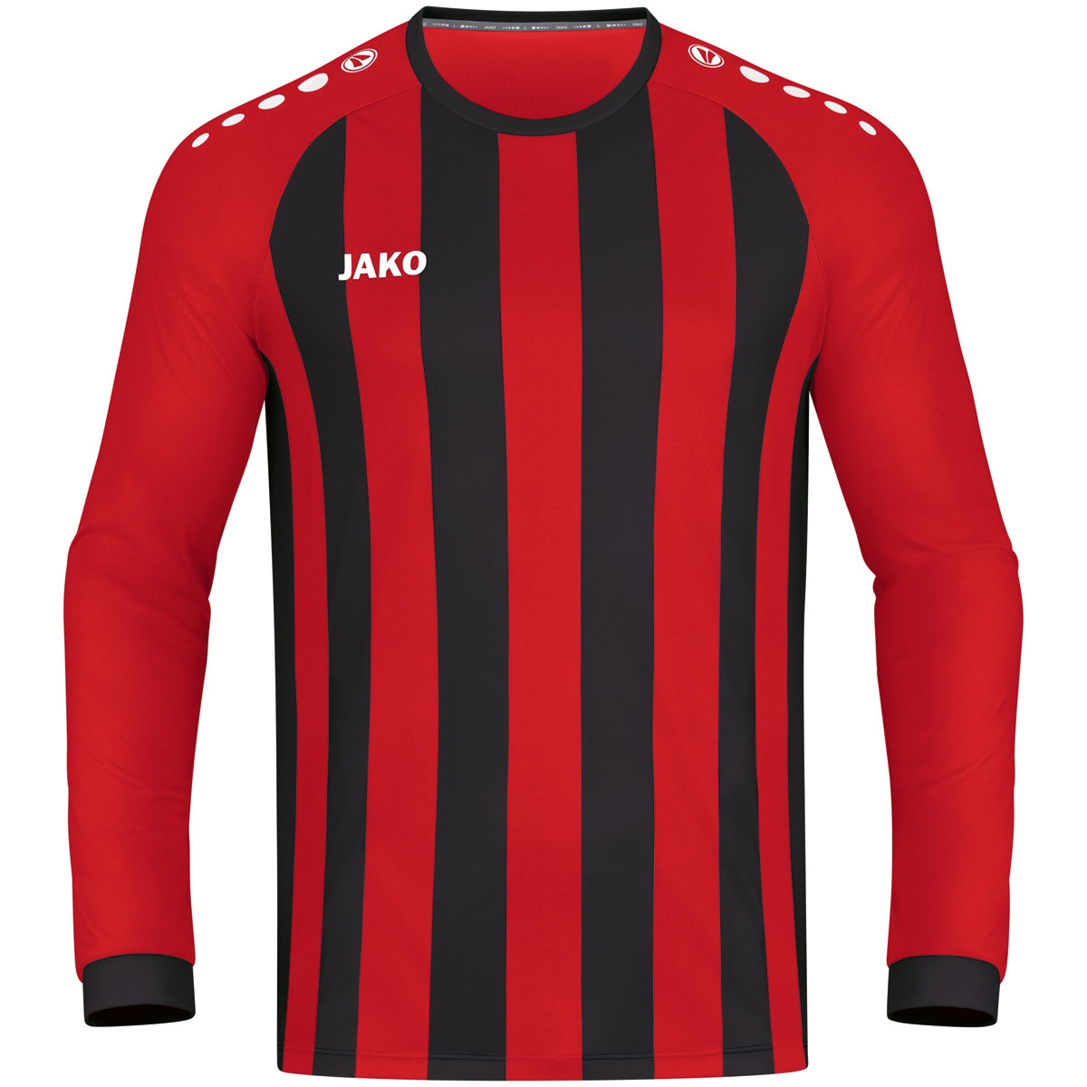 JAKO Trikot Inter langarm – Rot (vorne)