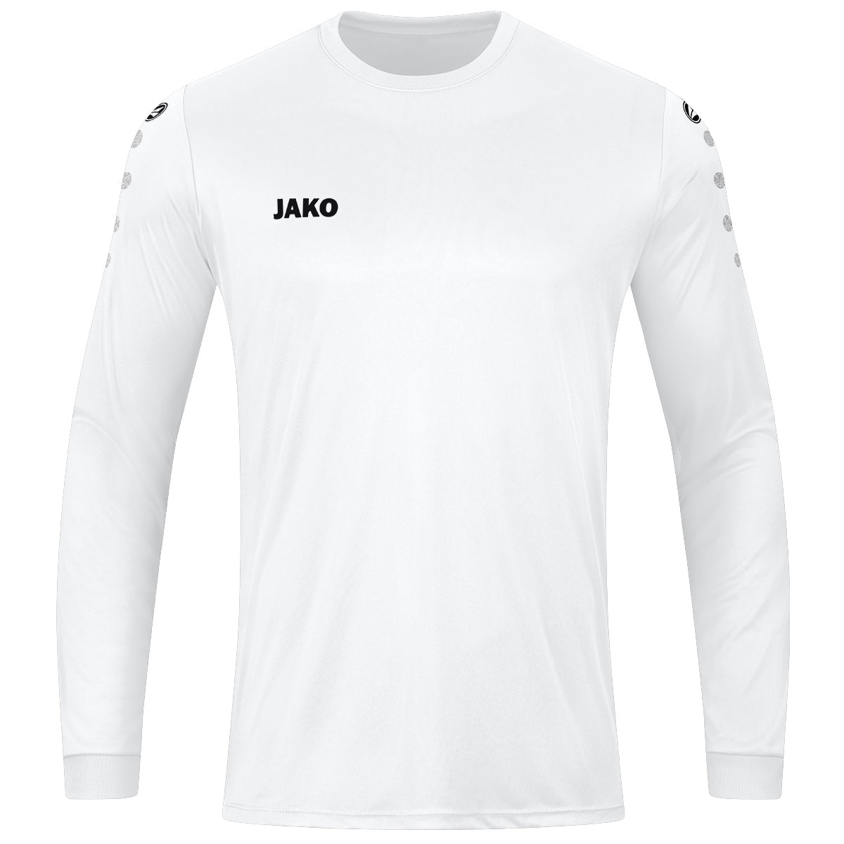 JAKO Trikot Team langarm – Weiß (vorne)