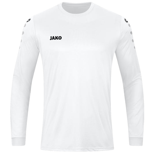 JAKO Trikot Team langarm – Weiß (vorne)