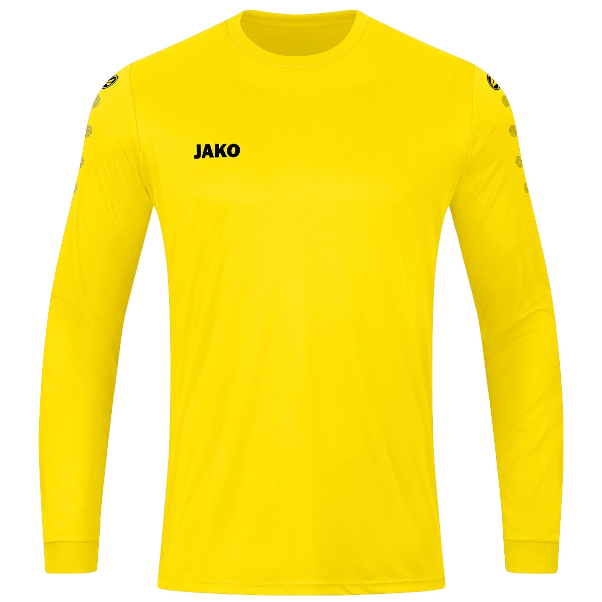 JAKO Trikot Team langarm – Gelb (vorne)