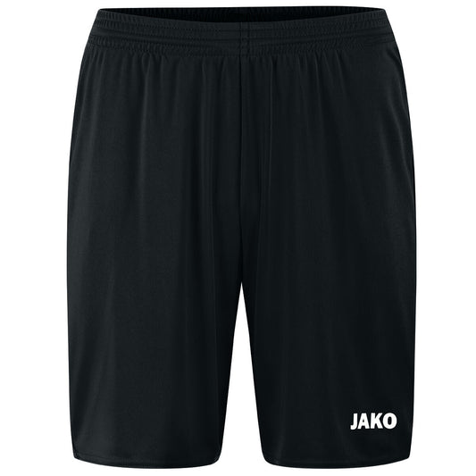 JAKO Sporthose Manchester 2.0 ohne Innenslip – Schwarz (vorne)