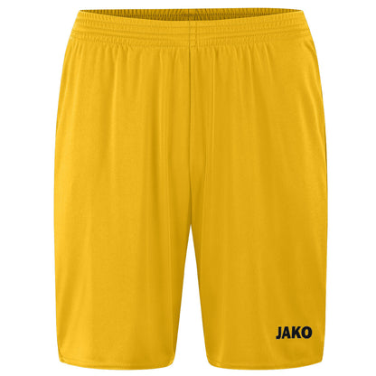 JAKO Sporthose Manchester 2.0 ohne Innenslip – Gelb (335) (vorne)