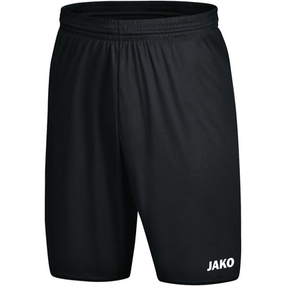 JAKO Sporthose Anderlecht 2.0 mit Innenslip – Schwarz (vorne)