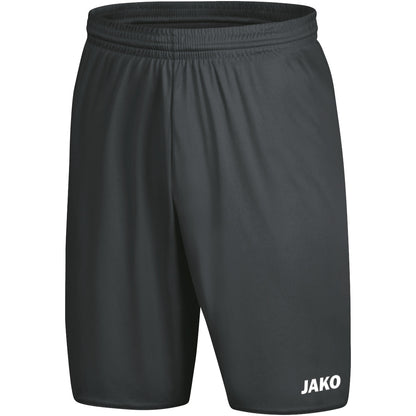JAKO Sporthose Anderlecht 2.0 mit Innenslip – Grau (vorne)