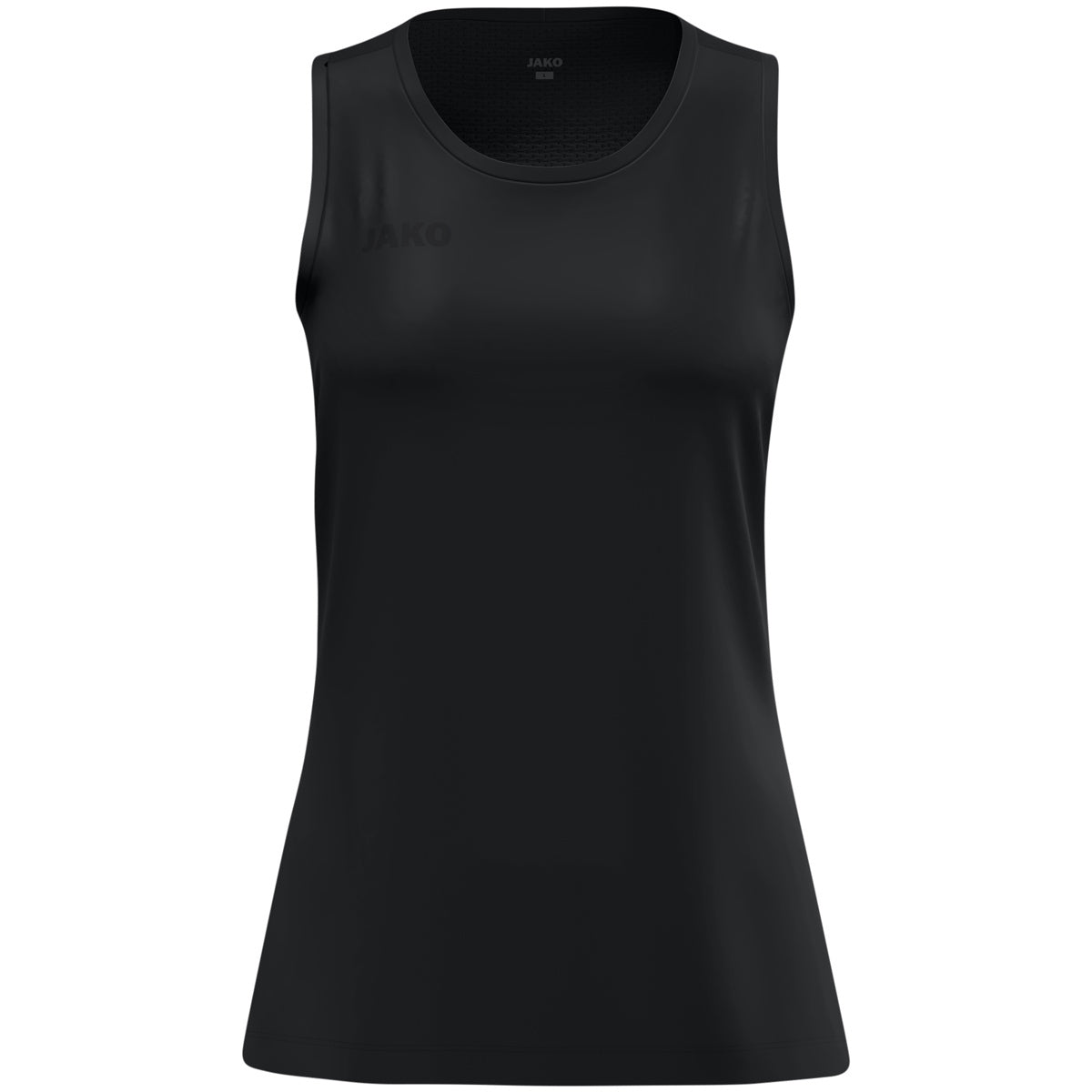 JAKO Tanktop Uni Damen – Schwarz (vorne)
