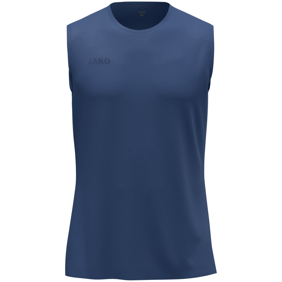 JAKO Tanktop Uni – Blau (vorne)