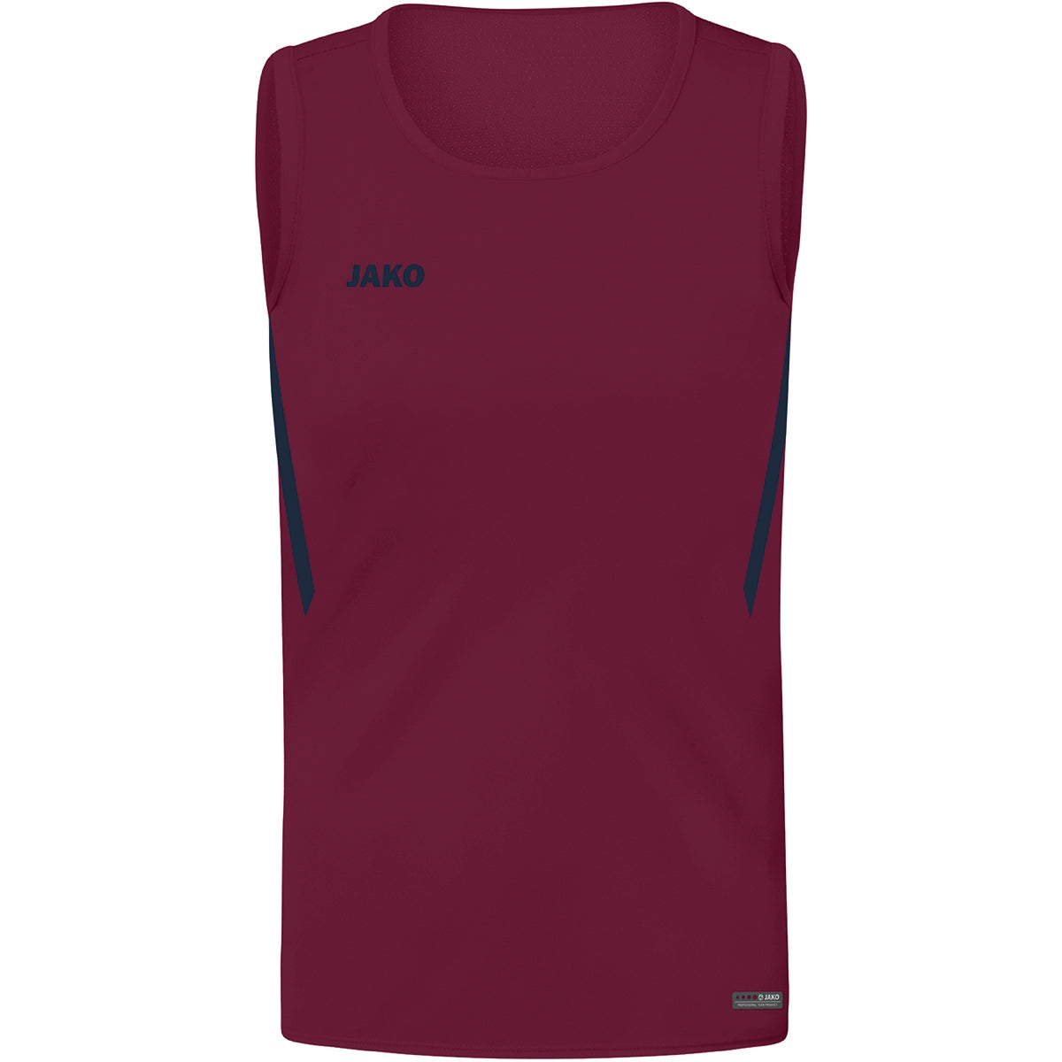 JAKO Tanktop Challenge – Rot (132) (vorne)