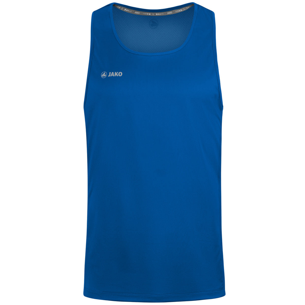 JAKO Tanktop Run 2.0 – Blau (04) (vorne)