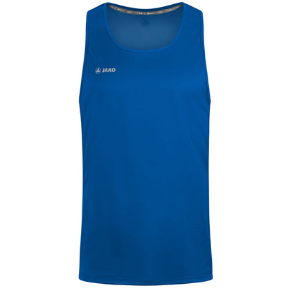 JAKO Tanktop Run 2.0 – Blau (04) (vorne)