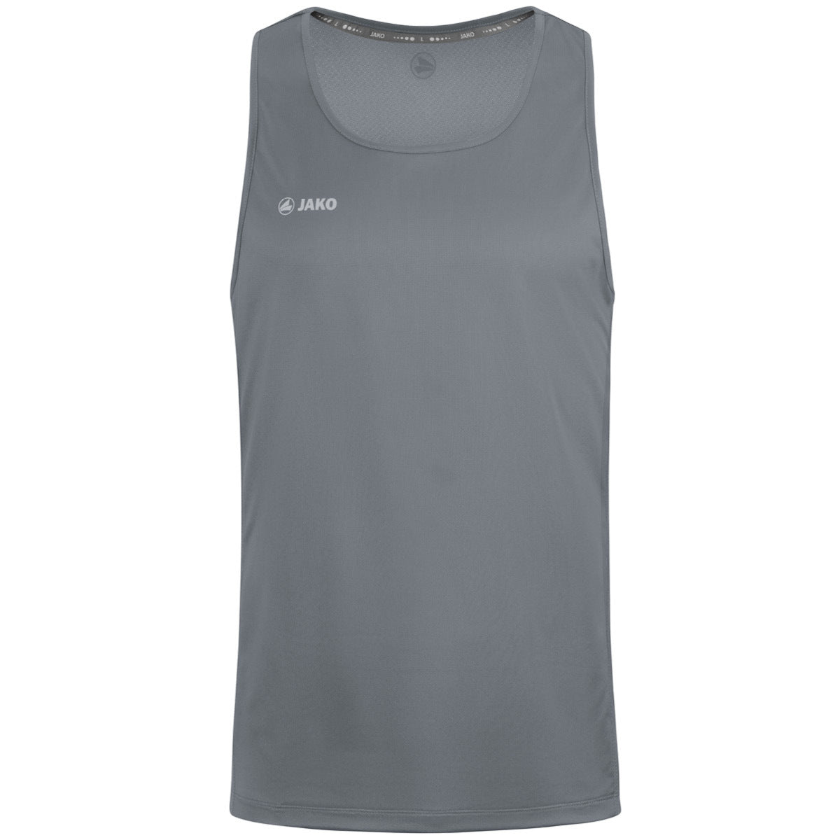 JAKO Tanktop Run 2.0 – Grau (vorne)
