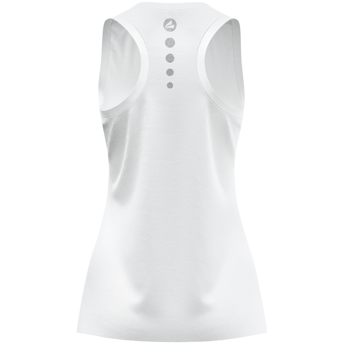 JAKO Tanktop Light Flow Damen – Weiß (hinten)