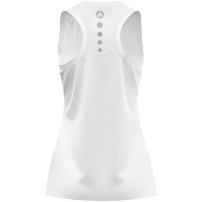JAKO Tanktop Light Flow Damen – Weiß (hinten)