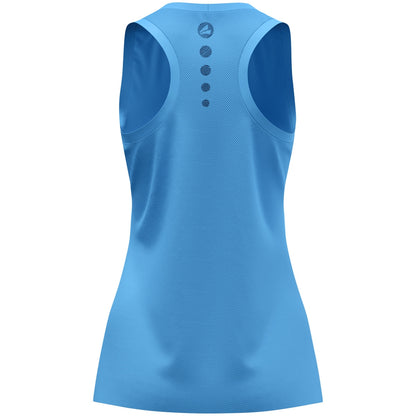 JAKO Tanktop Light Flow Damen – Blau (430) (hinten)